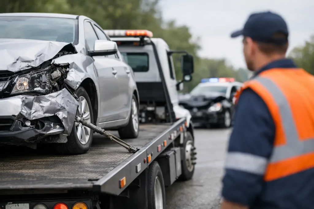 How Accident Towing Works After a Crash