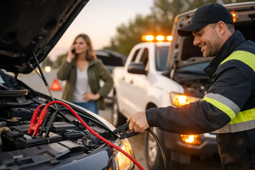 How Emergency Jumpstart Service Works When Stranded