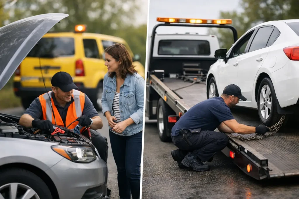 Roadside Assistance vs Towing: What You Need