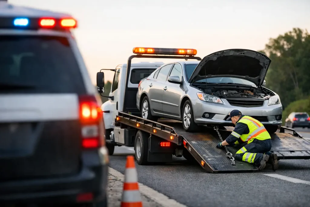 Emergency Towing After a Highway Breakdown