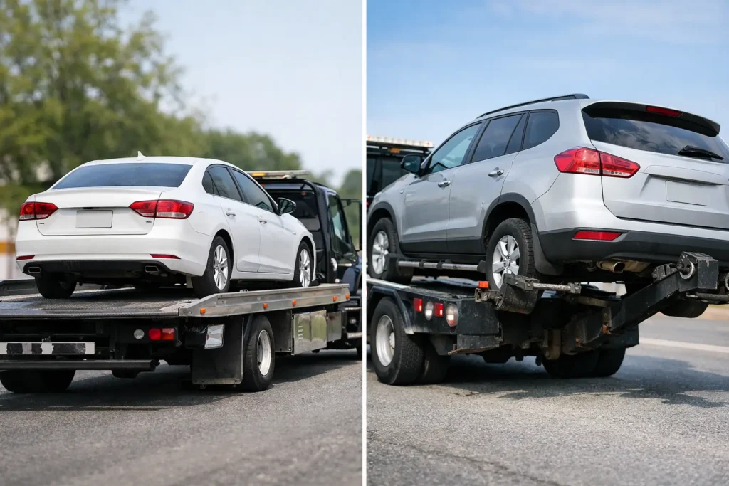 Flatbed Towing Versus Wheel Lift Explained