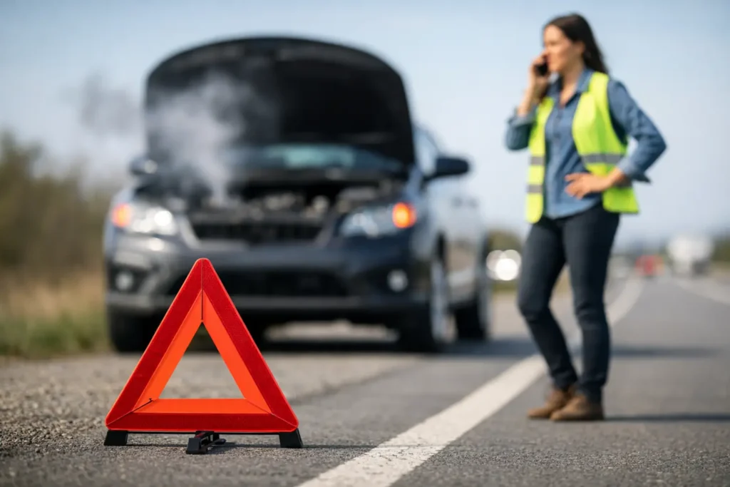 How to Stay Safe Roadside During a Breakdown
