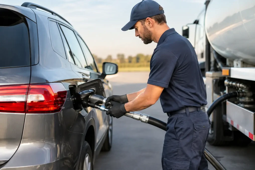 Fuel Delivery When Your Gas Tank Runs Empty