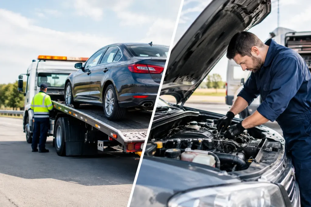 Tow Truck vs Mobile Mechanic for Breakdowns